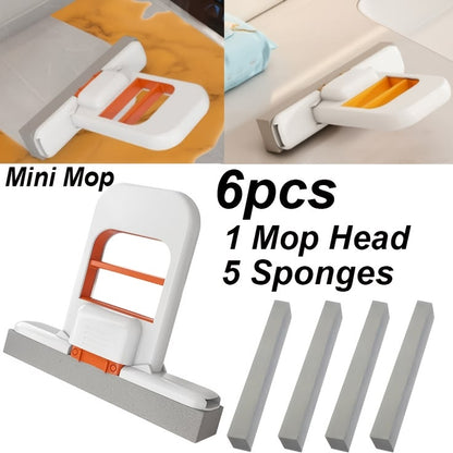 🧹 Foldable Mini Mop – Small Size. Big Clean.